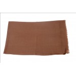 Pure Pashmina Stole / Shawl in Light Brown Color Size 70*30